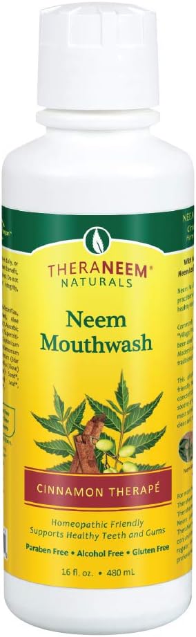 TheraNeem Herbal Neem Mouthwash- 16 oz