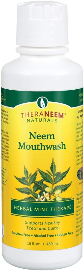 TheraNeem Herbal Neem Mouthwash- 16 oz