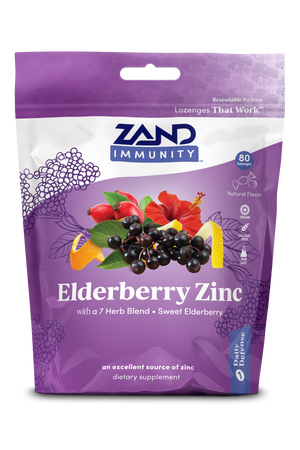 Elderberry Zinc Immunity Lozenges