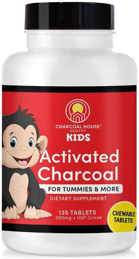 Kids Activated Charcoal - 135 tablets