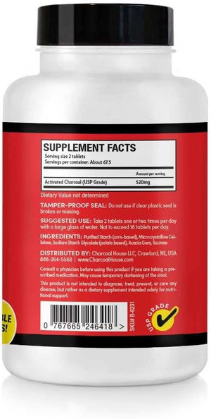 Kids Activated Charcoal - 135 tablets