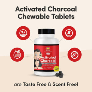 Kids Activated Charcoal - 135 tablets