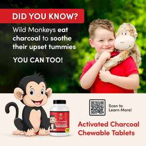 Kids Activated Charcoal - 135 tablets