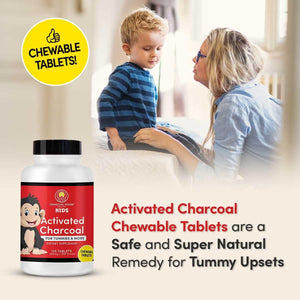 Kids Activated Charcoal - 135 tablets