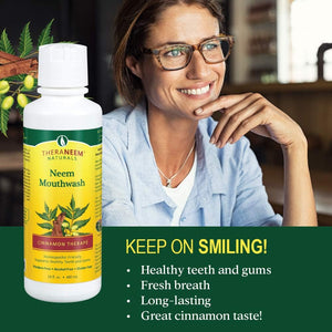 TheraNeem Herbal Neem Mouthwash - 16 oz