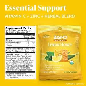 Lemon Honey Immunity Lozenges