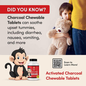 Kids Activated Charcoal - 135 tablets