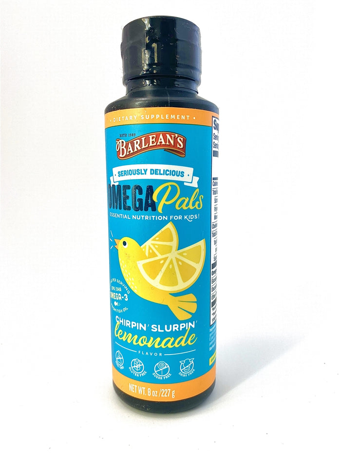 Barlean's Kid's Omega Swirl Fish Oil Supplement - Lemonade