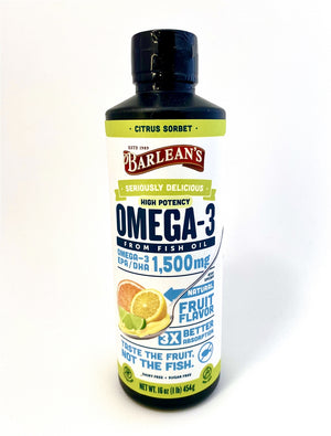 Barlean's Ultra High Potency Omega Swirl Fish Oil - Citrus Sorbet